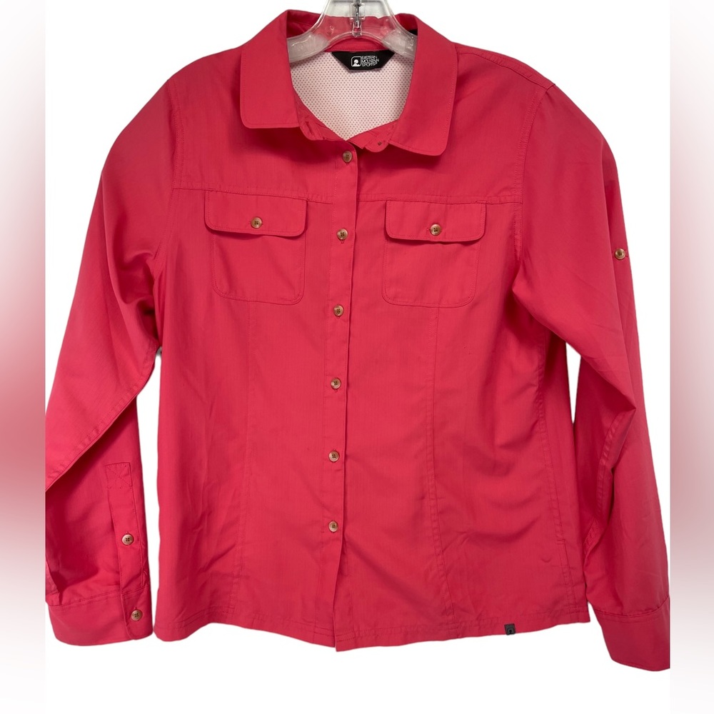Eastern Mountain Sports Womens Sz Medium Vented Fishing L/S Shirt (S20)